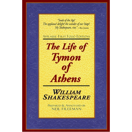 The Life Of Tymon Of Athens (Softcover Book)