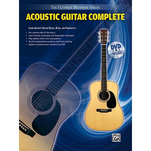 Ultimate Beginner Acoustic Guitar Complete Book/DVD