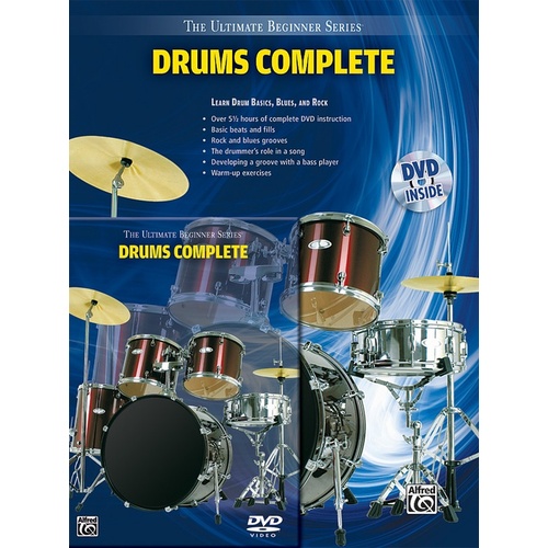 Ultimate Beginner Drums Complete Book and DVD