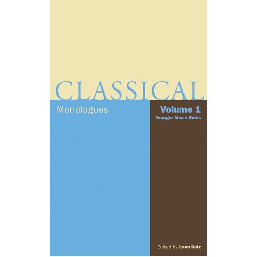 Classical Monologues Vl1Young Men Aeschylus-Shaw (Softcover Book)