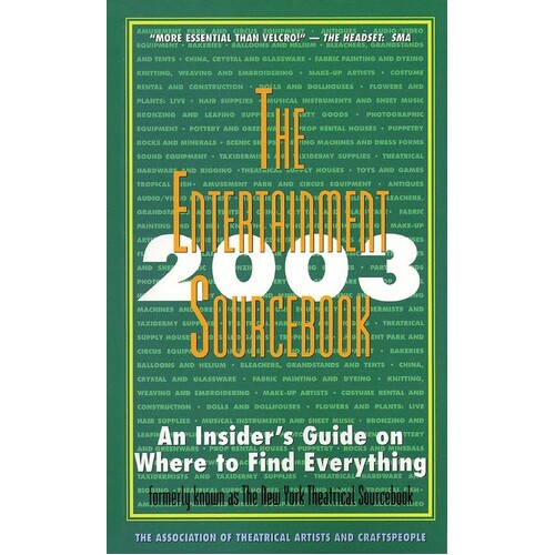 Entertainment Sourcebook 2003: Insiders Guide 