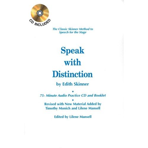 Speak With Distinction Audio Practice Supp Book/CD (Softcover Book/CD)