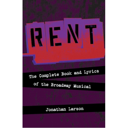 Rent The Complete Book And Lyrics Of The Broadwa (Softcover Book)