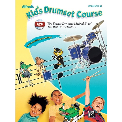 Alfreds Kids Drumset Course Book/DVD