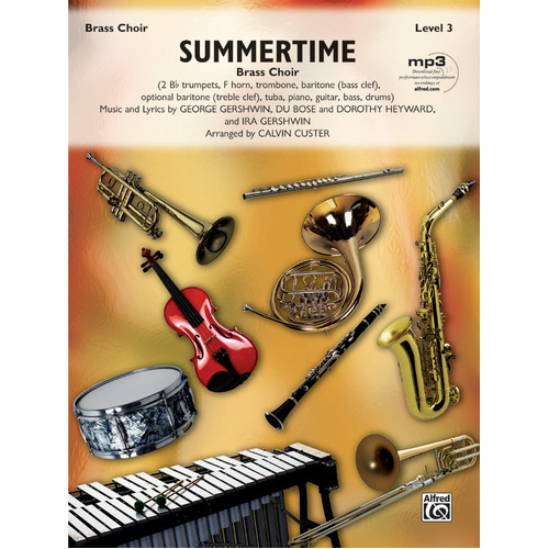 Summertime Brass Choir Choral Sheet Music by Calvin Custer