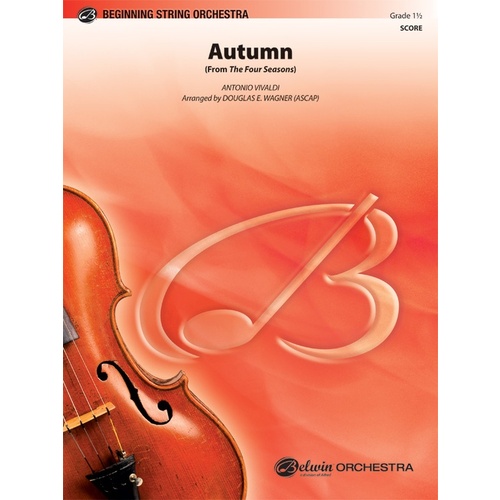 Autumn From The Four Seasons String Orchestra Gr 1.5