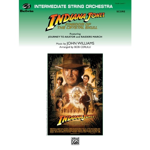 Indiana Jones King Of Crystal Skull String Orchestra Gr 3 Score