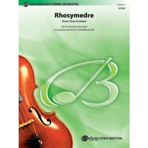 Rhosymedre (From Three Preludes) String Orchestra Gr 3 Score