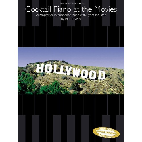 Cocktail Piano At The Movies Piano Solo (Softcover Book)