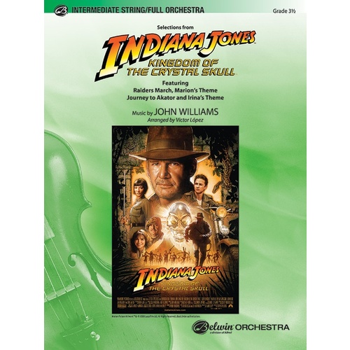 Indiana Jones Kingdom of the Crystal Skull Full Orchestra Sheet Music Grade 3.5