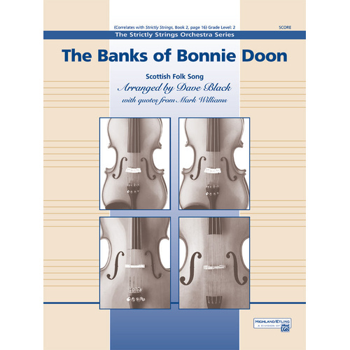 Banks of Bonnie Doon SS Scottish Folk Song Sheet Music