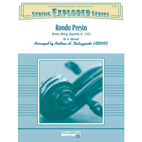 Rondo Presto String Orchestra Gr 2