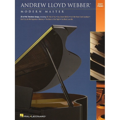 Andrew Lloyd Webber Modern Master Easy Piano (Softcover Book)