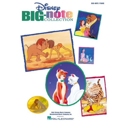 Disney Big Note Collection Piano Songbook