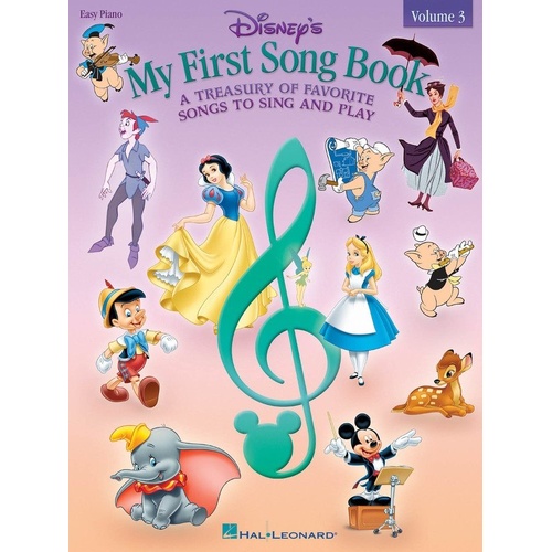 Disney's My First Songbook Volume 3 Easy Piano 64 Pages