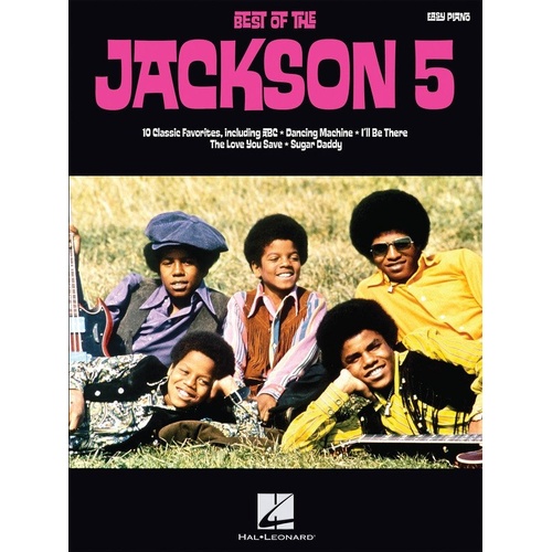 Best of Jackson 5 Easy Piano Book by Hal Leonard, 56 Pages, Easy Arrangements of 10 Hits