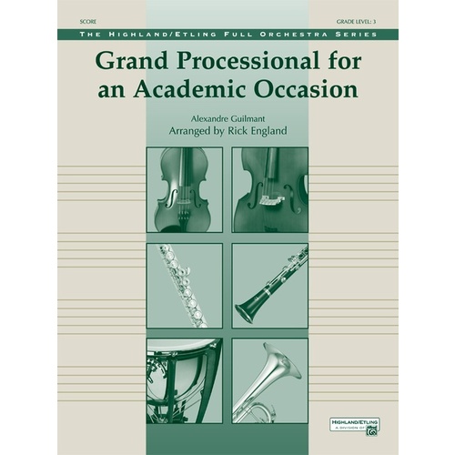 Grande Processional For Academic Occasion Full Orchestra Gr 3