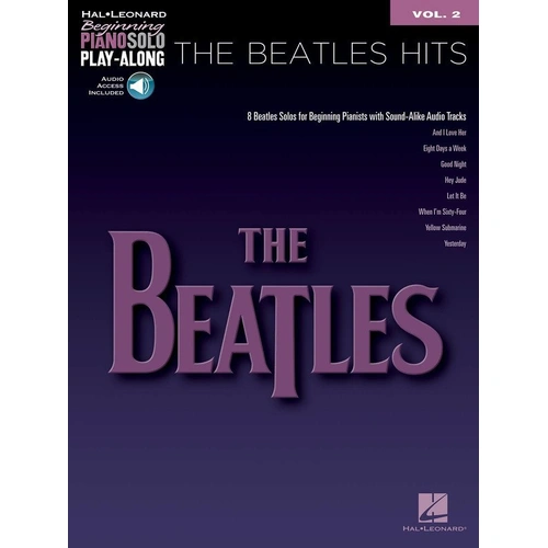 The Beatles Hits Beginning Piano Solo Play-Along V2
