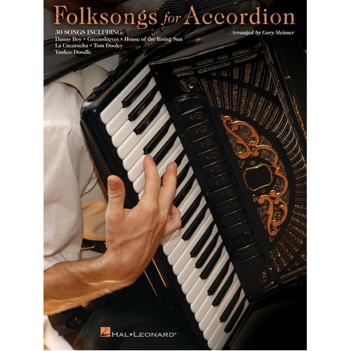 Folksongs For Accordion (Softcover Book)