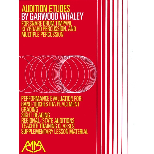 Audition Etudes Percussion (Softcover Book)