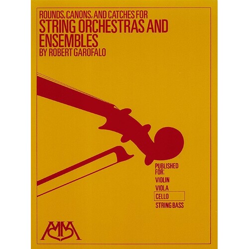 Rounds/Canons/Catches For String Orch Vc 