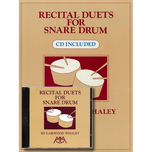 Recital Duets For Snare Drum Book/CD (Softcover Book/CD)