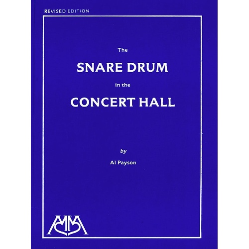 Snare Drum In The Concert Hall (Softcover Book)