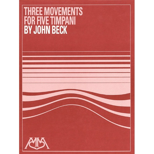 Movements 3 For Five Timpani Diff (Music Score/Parts)