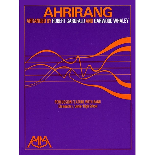 Ahrirang Solo Percussion With Band (Octavo)