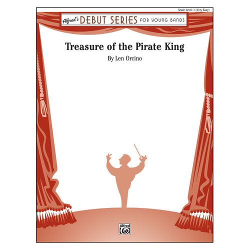 Treasure of the Pirate King Concert Band Sheet Music Gr 1 Orcino Leonard A