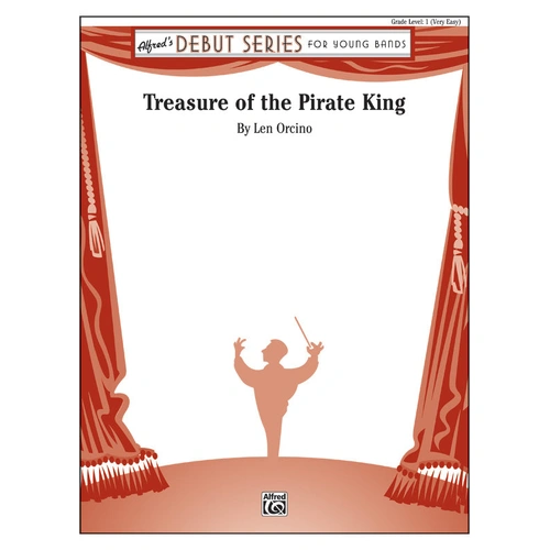 Treasure of the Pirate King Concert Band Sheet Music CB Gr 1 Orcino Leonard A