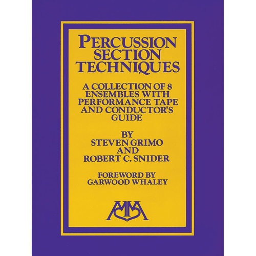 Percussion Ensemble Techniques (Book/Cassette)