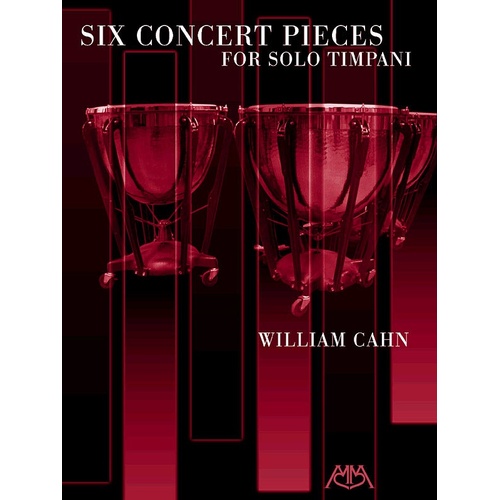 Six Concert Pieces For Solo Timpani (Softcover Book)