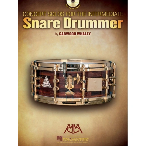 Concert Solos for Intermediate Snare Drummer by Meredith Music, 32 Pages, Drum Notation