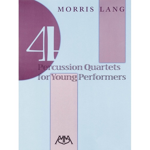 4 Percussion Quartets For Young Performers (Softcover Book)