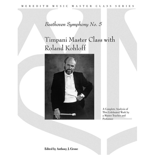 Timpani Master Class With ROnline Audiond Kohloff (Book)
