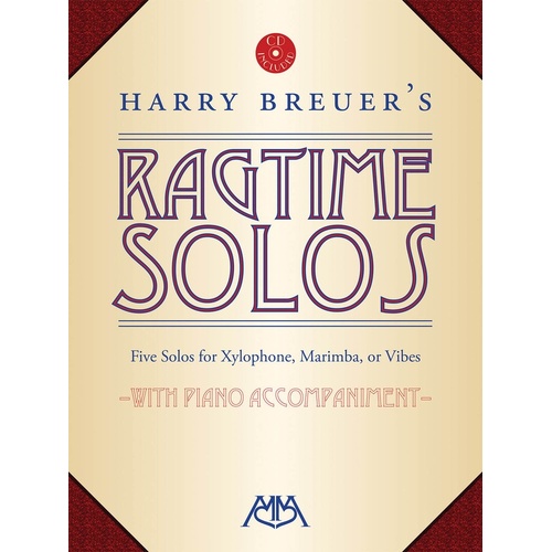Harry Breuers Ragtime Solos Book/CD (Softcover Book/CD)