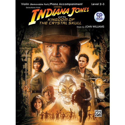 Indiana Jones & The Kingdom Violin Book/CD