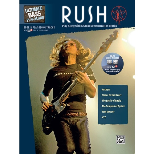 Ultimate Bass Playalong Rush BK/CD - Guitar Sheet Music