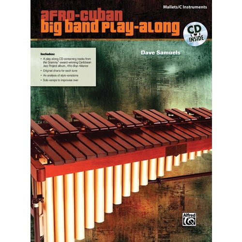 Afro Cuban Big Band Play Along for Mallets Book and CD
