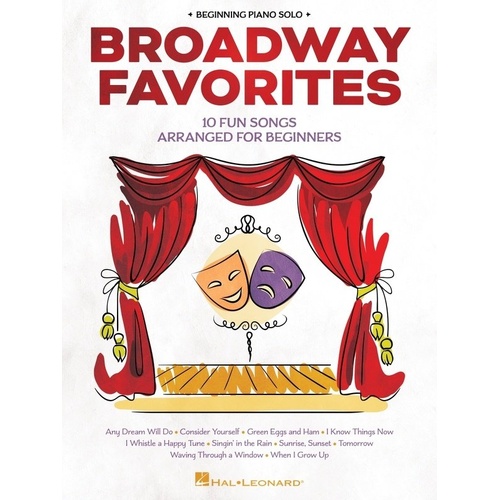 Broadway Favorites Beginning Piano Solo by Hal Leonard