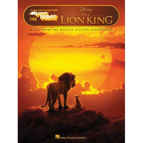 The Lion King (2019) E-Z Play 146 - Keyboard Songbook with 6 Songs and Photos