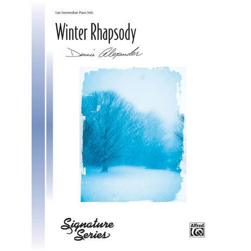 Winter Rhapsody Piano Sheet Music