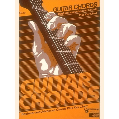 Guitar Chords Revised - 98 Beginner & Advanced Chord Chart with Fingering, Note Construction & Key Chart, 4 Pages, Centerstream Publications