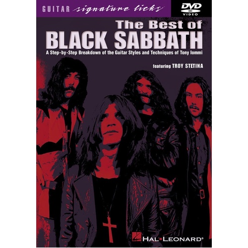 Best Of Black Sabbath Sig Licks DVD (DVD Only)