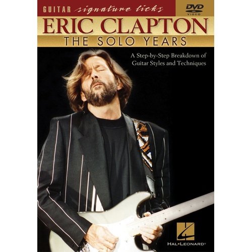Eric Clapton Solo Years Sig Licks DVD (DVD Only)