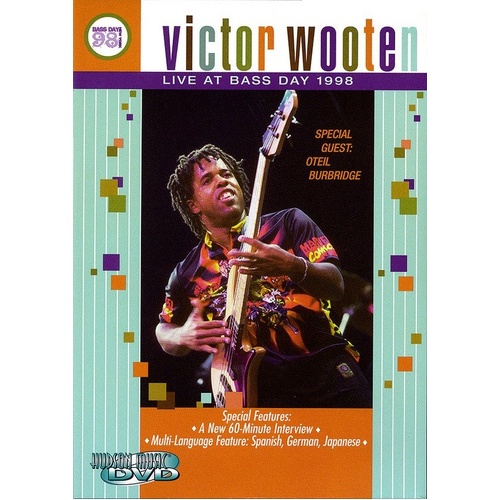 Victor Wooten Live at Bass Day 98 DVD with Special Features and 140 Minutes Runtime