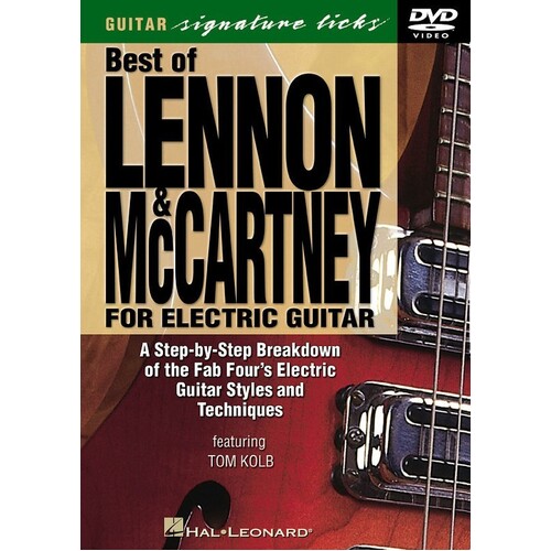 Lennon Mccartney Elec Guitar Sig Licks DVD (DVD Only)