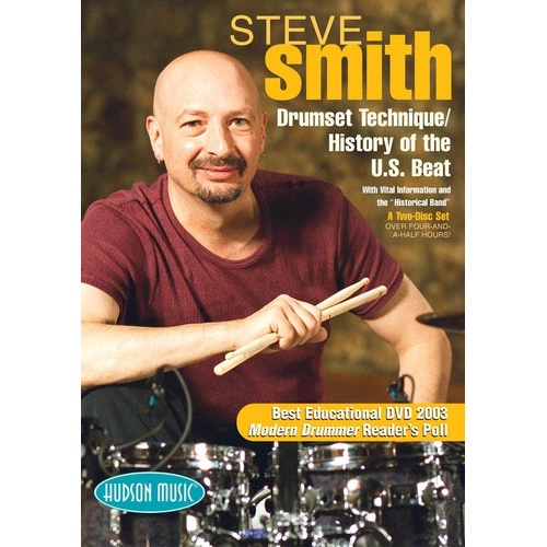 Steve Smith Drumset Technique 2 DVD Set