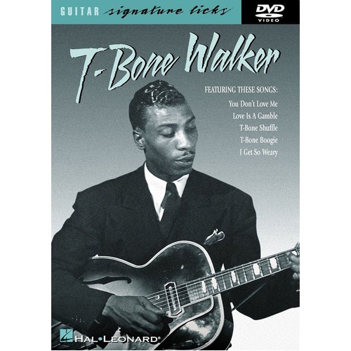 T-Bone Walker Sig Licks DVD by Hal Leonard